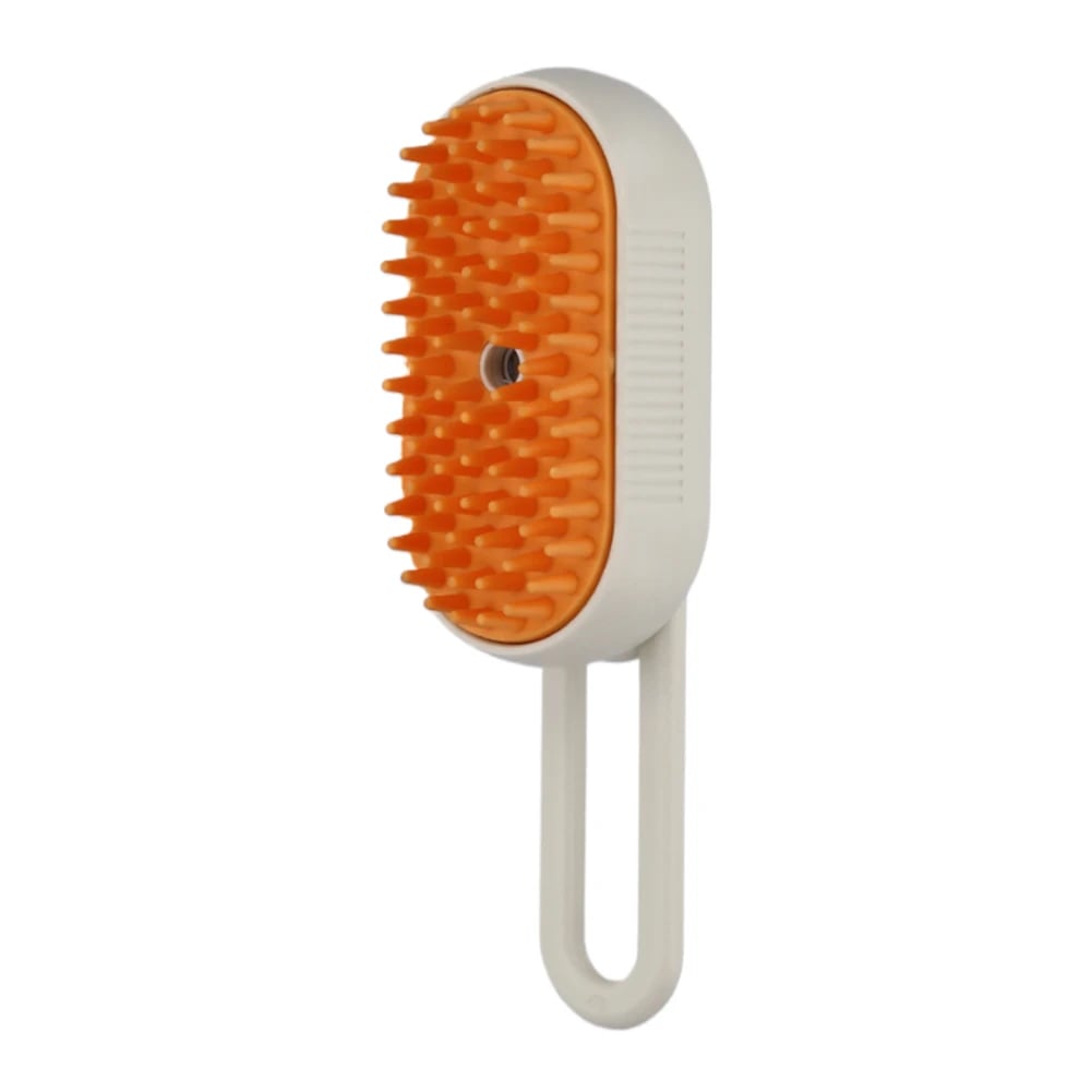 🐾 SnuggleSteam™ 3-in-1 Electric Pet Brush – Groom, De-Shed & Pamper